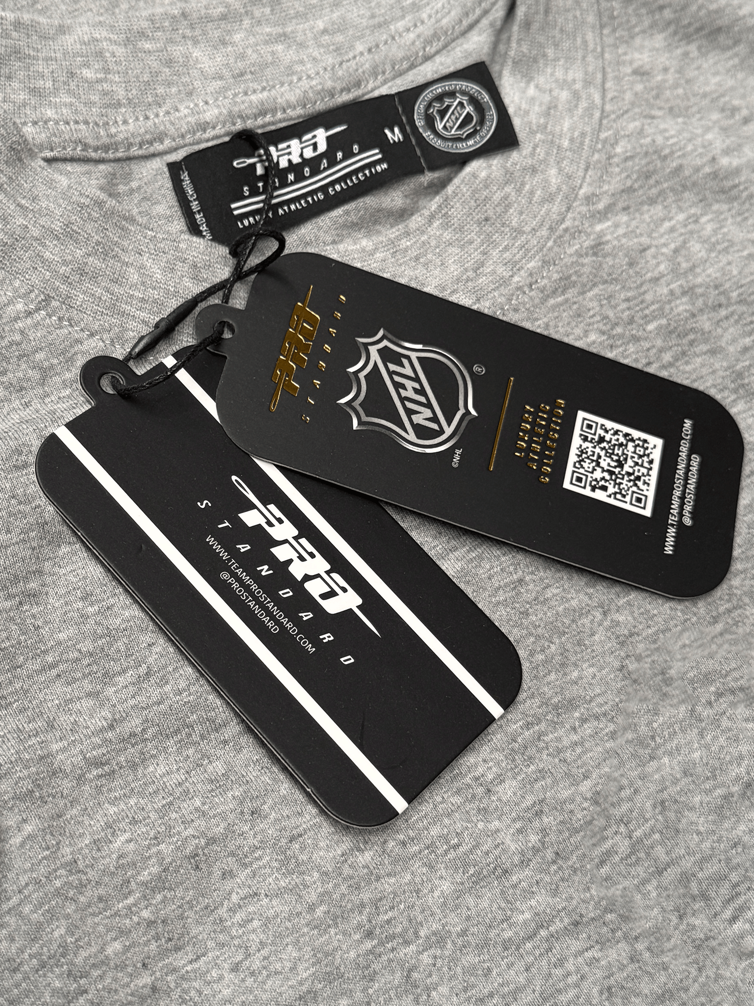 Pro Standard T-Shirts Anaheim Ducks Pro Standard NHL Team Icon Flex T-Shirt - Heather Grey
