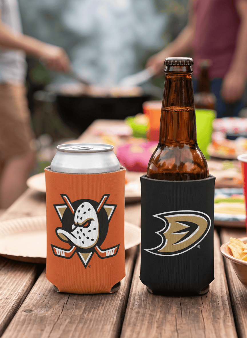 Wincraft Accessories Anaheim Ducks Wincraft NHL Double Sided Can Cooler/Stubby Holder
