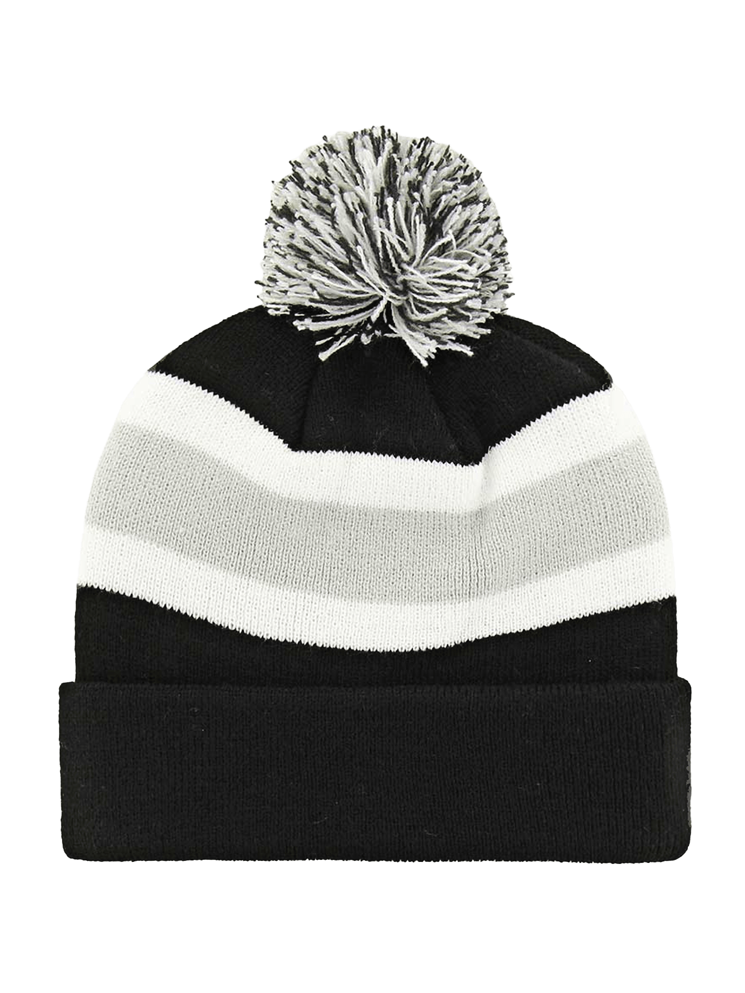 47 Brand Beanies Anaheim Mighty Ducks '47 NHL Breakaway Pom Cuff Knit Beanie - Black