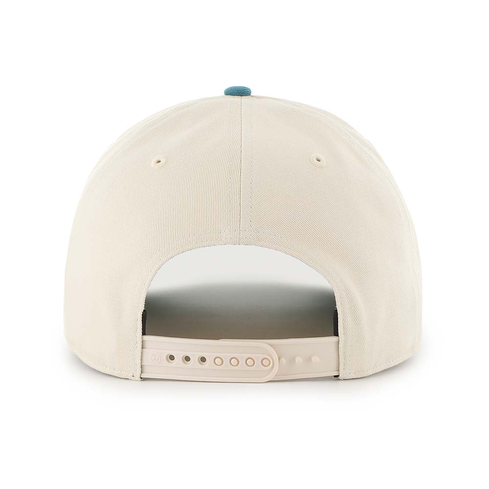 47 Brand Caps Anaheim Mighty Ducks '47 NHL Wordmark Nantasket Pre-Curved Snapback Hat - Natural