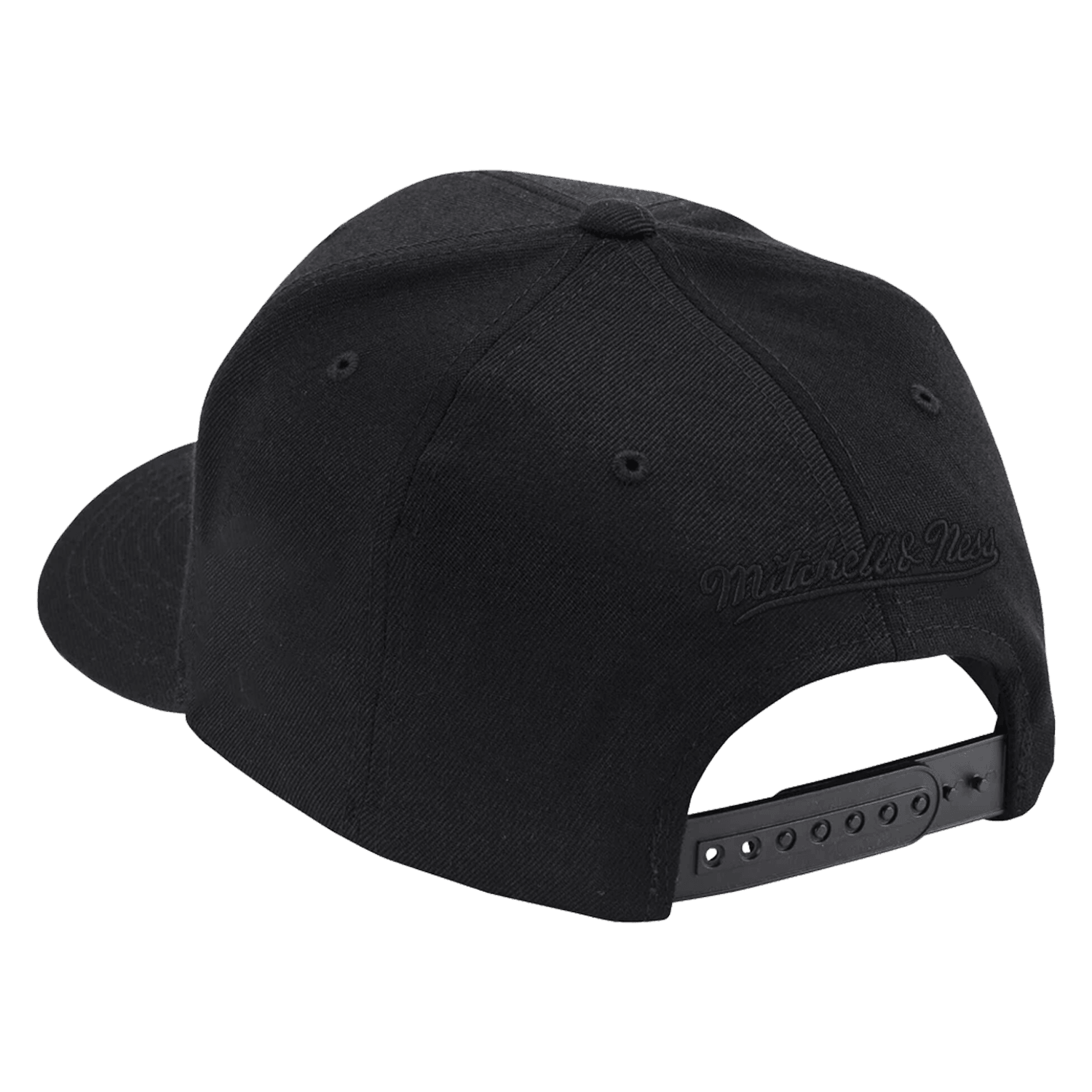 Mitchell And Ness Caps Anaheim Mighty Ducks Mitchell & Ness NHL All Black MVP Snapback Hat - Black