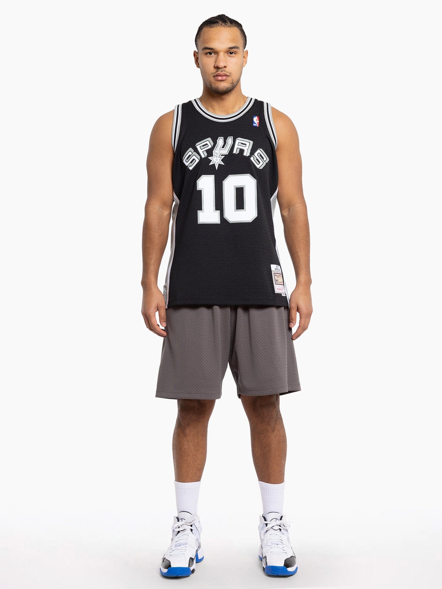 Mitchell And Ness Jerseys Andrew Gaze San Antonio Spurs Mitchell & Ness NBA 98-99 Swingman Jersey - Black