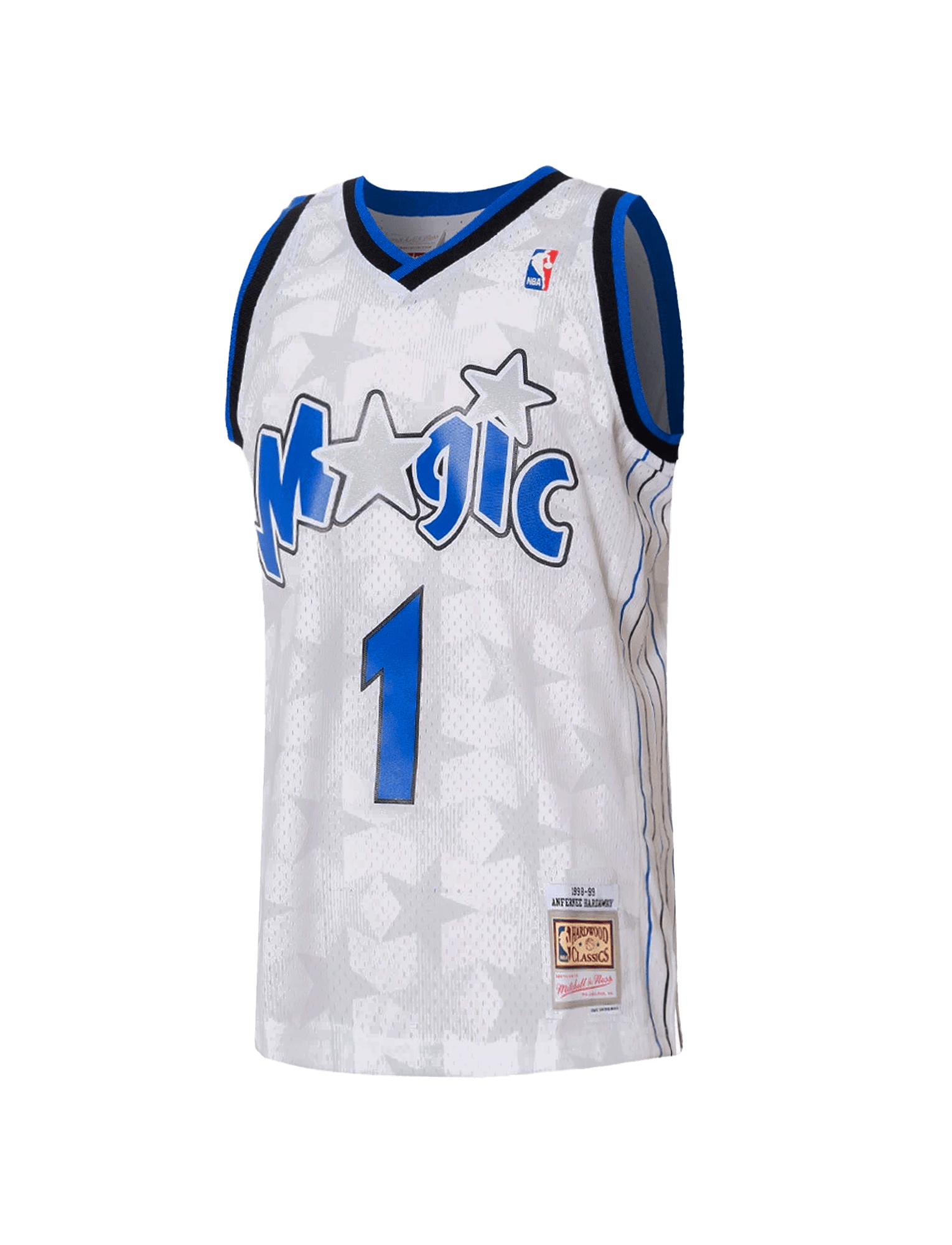 Mitchell And Ness Jerseys Anfernee Hardaway Orlando Magic Mitchell & Ness NBA 98-99 Home Swingman Jersey - White