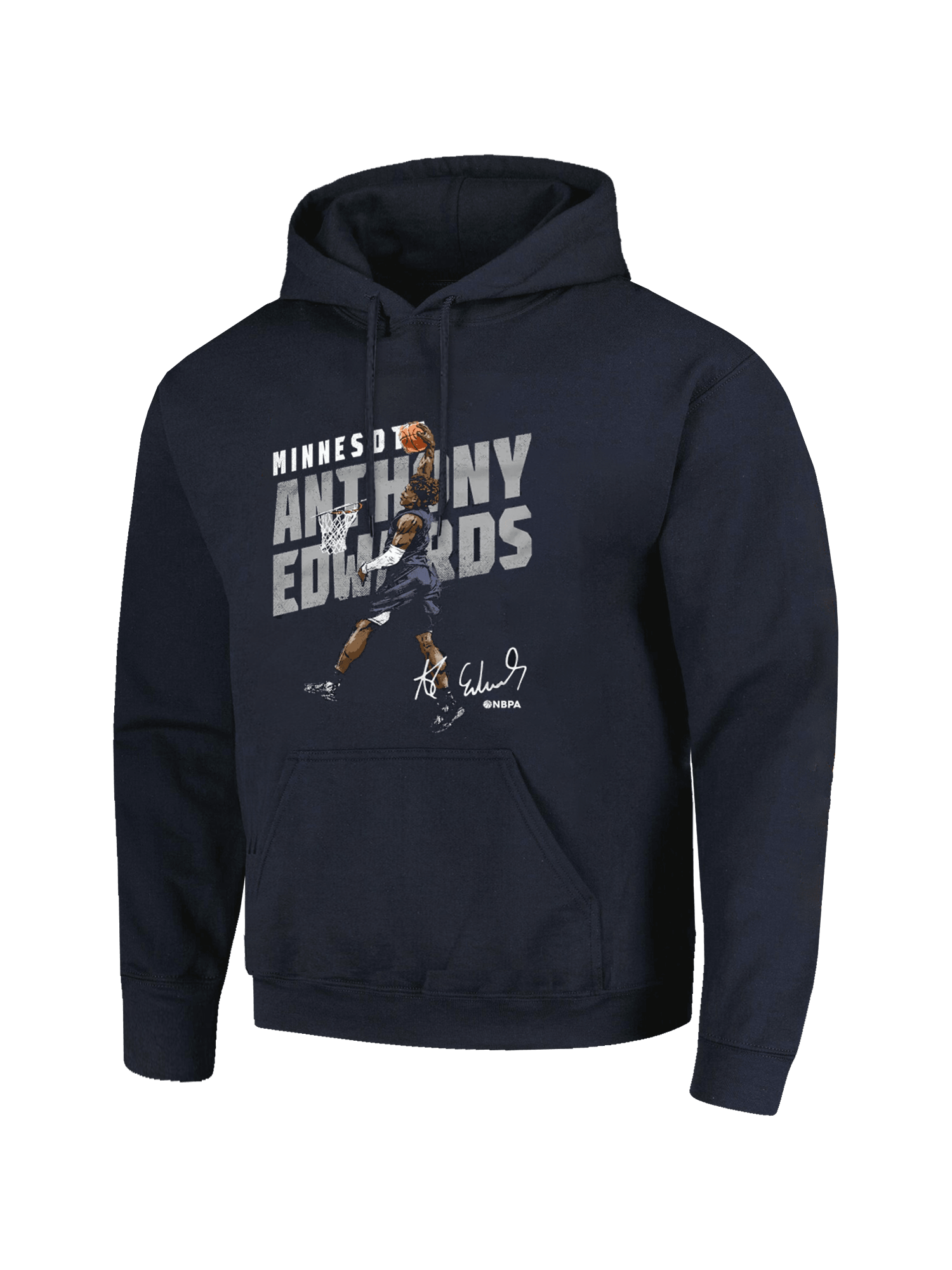 500 Level Jumpers Anthony Edwards Minnesota Timberwolves 500 Level NBA Dunk Hoodie Jumper - Navy