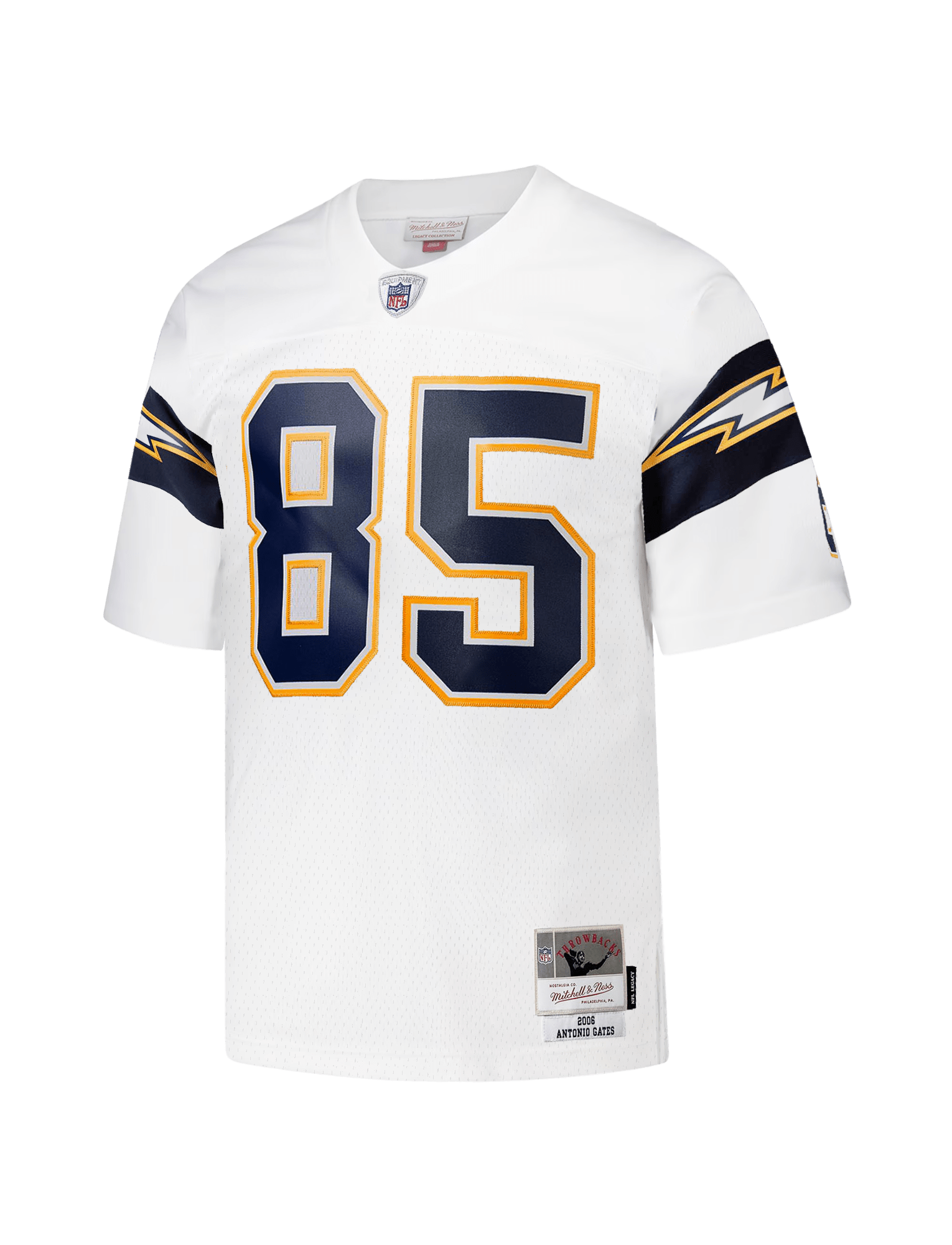 Mitchell And Ness Jerseys Antonio Gates Los Angeles Chargers Mitchell & Ness NFL 2006 Legacy Jersey - White