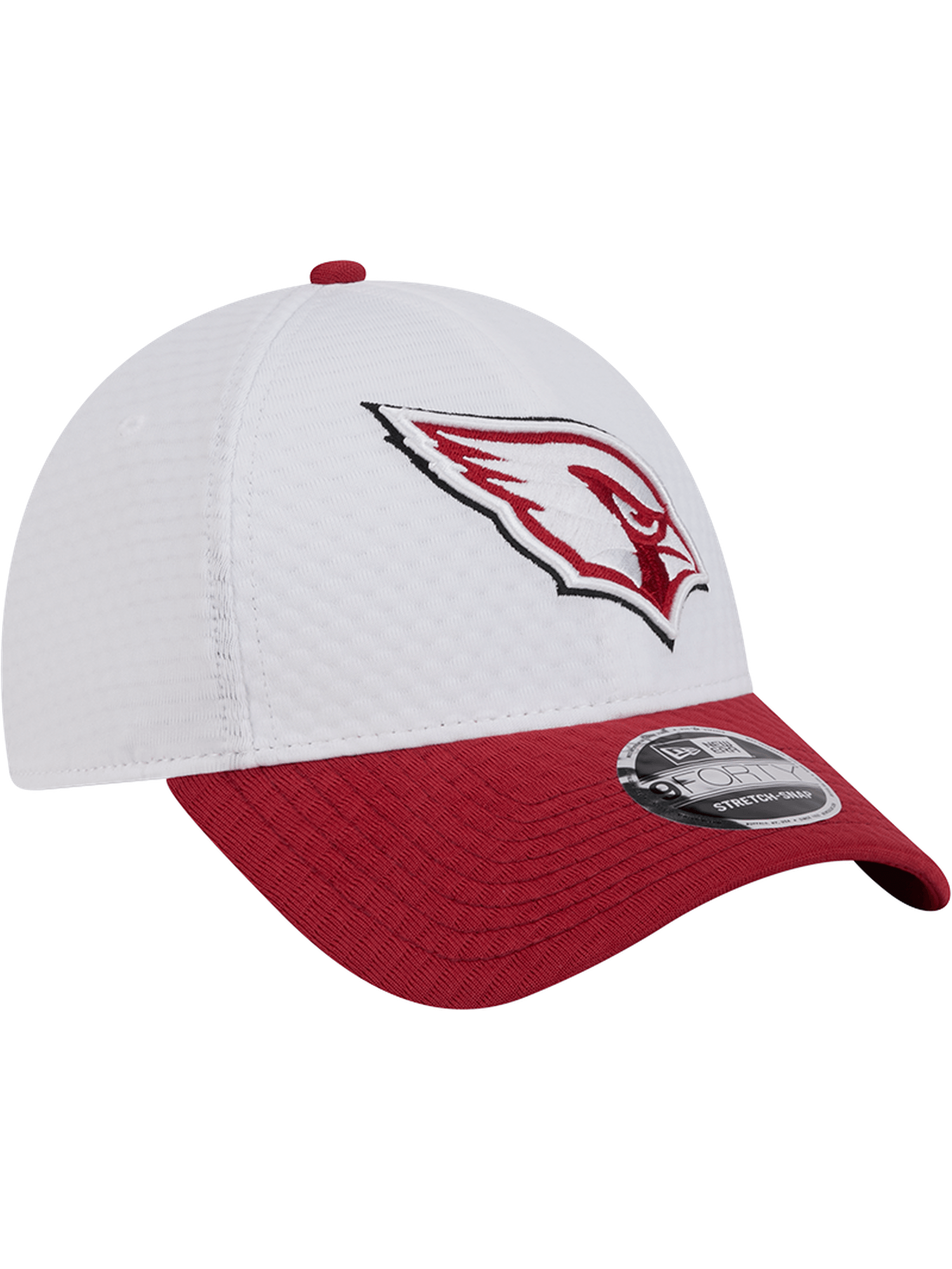 New Era Caps Arizona Cardinals New Era NFL 24 Training 9FORTY Stretch-Snapback Hat - White