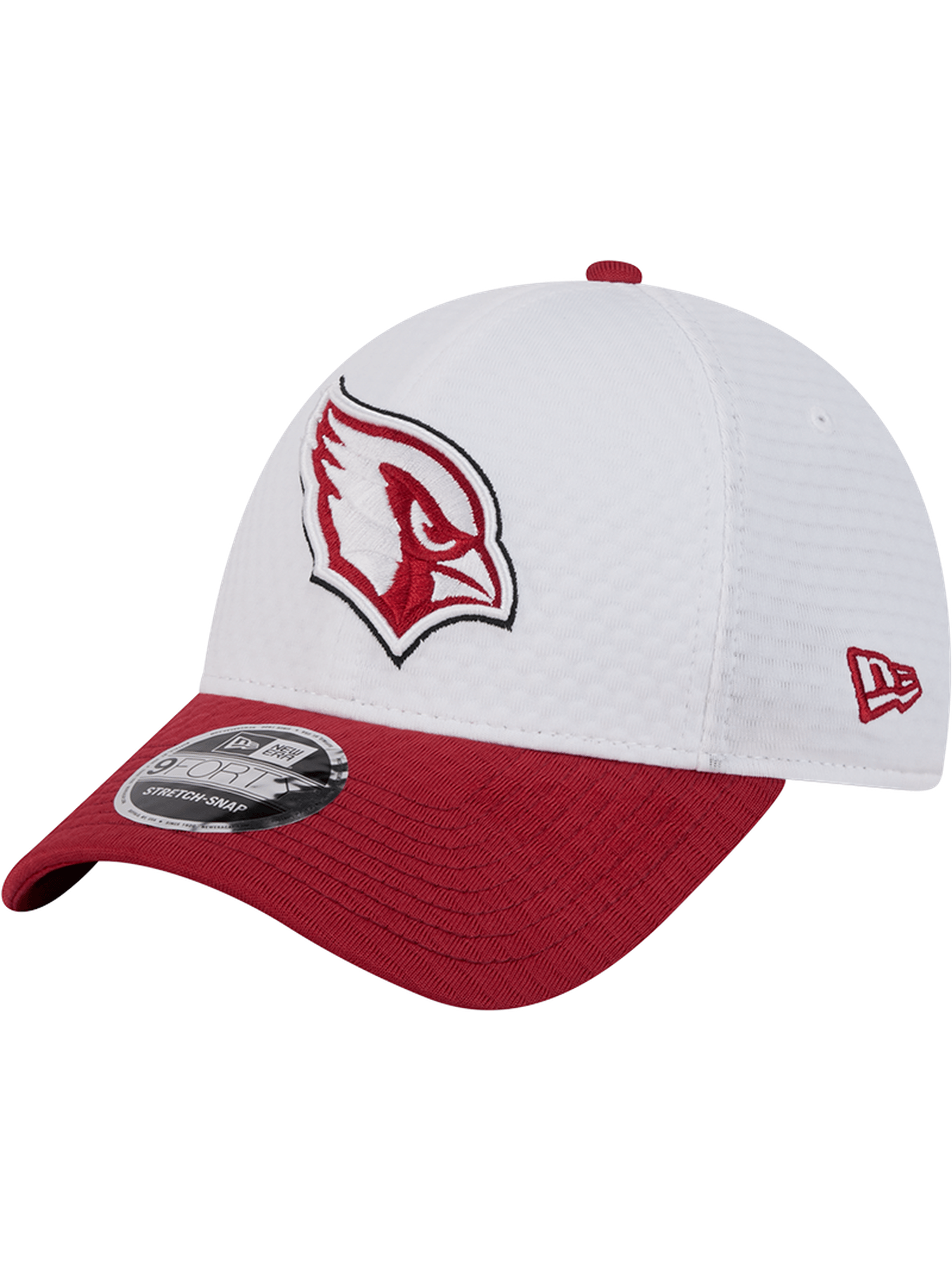 New Era Caps Arizona Cardinals New Era NFL 24 Training 9FORTY Stretch-Snapback Hat - White