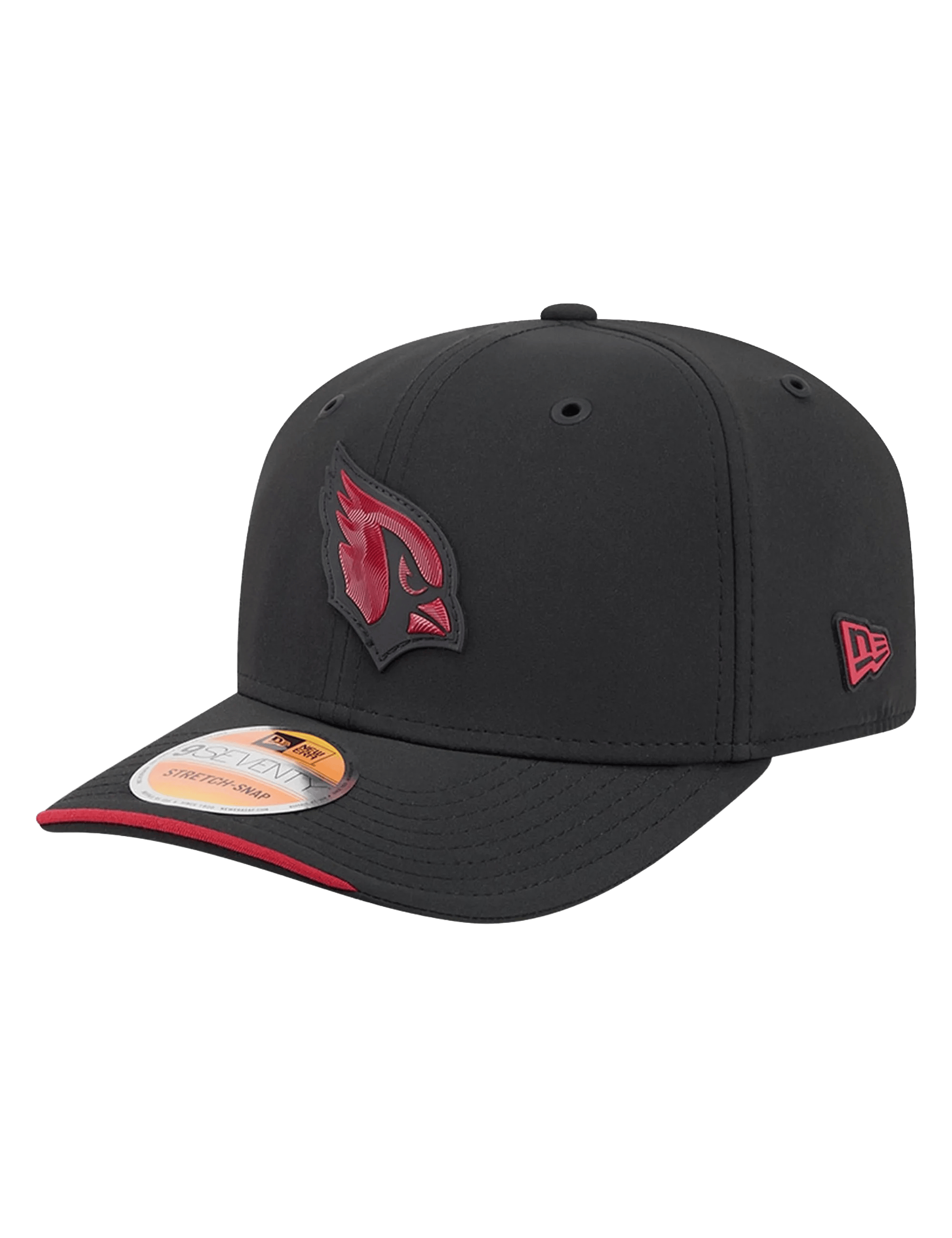 New Era Caps OSFM Arizona Cardinals New Era NFL 26 Sideline 9SEVENTY Stretch-Snapback Hat - Black