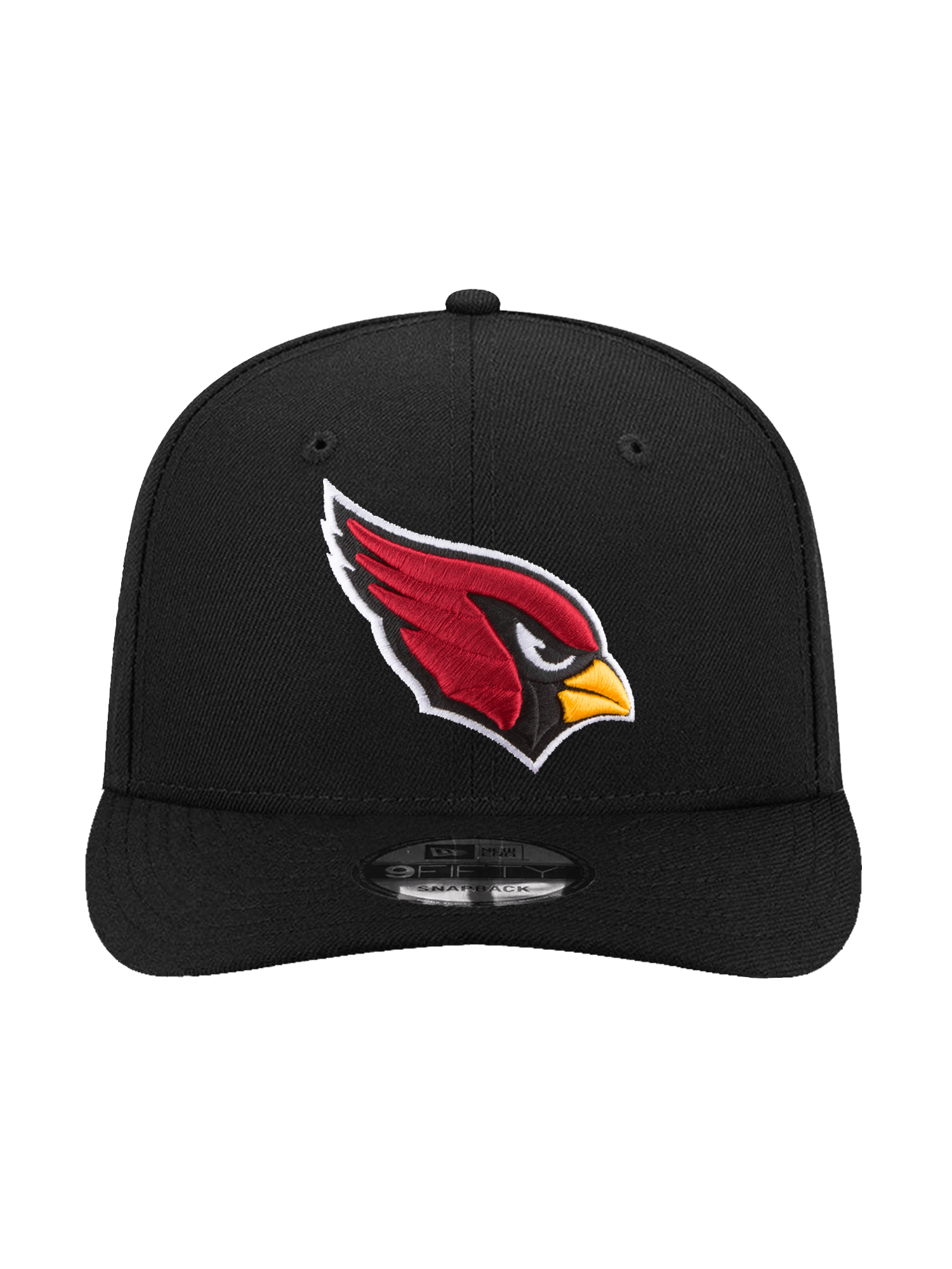 New Era Caps Arizona Cardinals New Era NFL Team 9FIFTY Pre-Curved Snapback Hat - Black