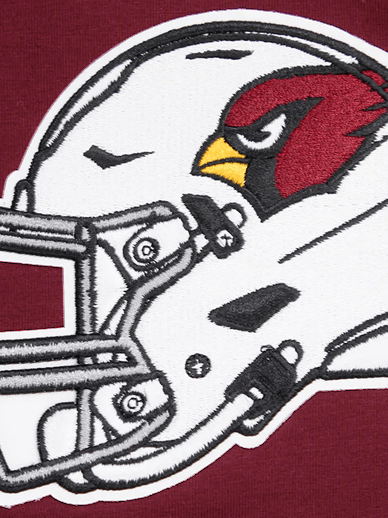 Pro Standard T-Shirts Arizona Cardinals Pro Standard NFL Team Chenille Flex T-Shirt - Dark Red