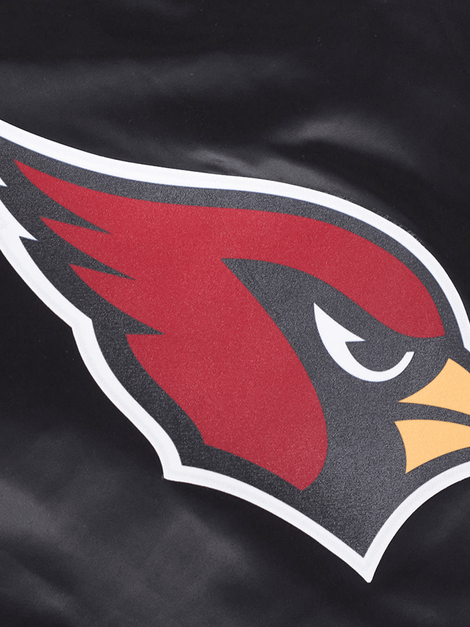 Pro Standard Jackets Arizona Cardinals Pro Standard NFL Team Classic Satin Button Jacket- Black