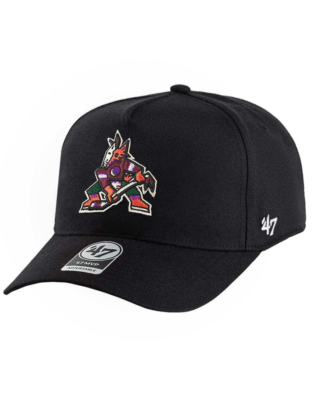 47 Brand Caps Arizona Coyotes '47 NHL Team MVP DT Snapback Hat - Black