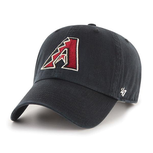 47 Brand Caps Arizona Diamondbacks '47 MLB Road Clean Up Strapback Hat - Black