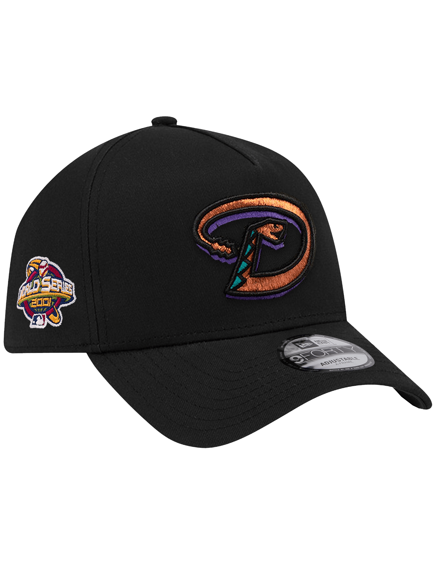New Era Caps Arizona Diamondbacks New Era MLB 01 WS 9FORTY A-Frame Snapback Hat - Black