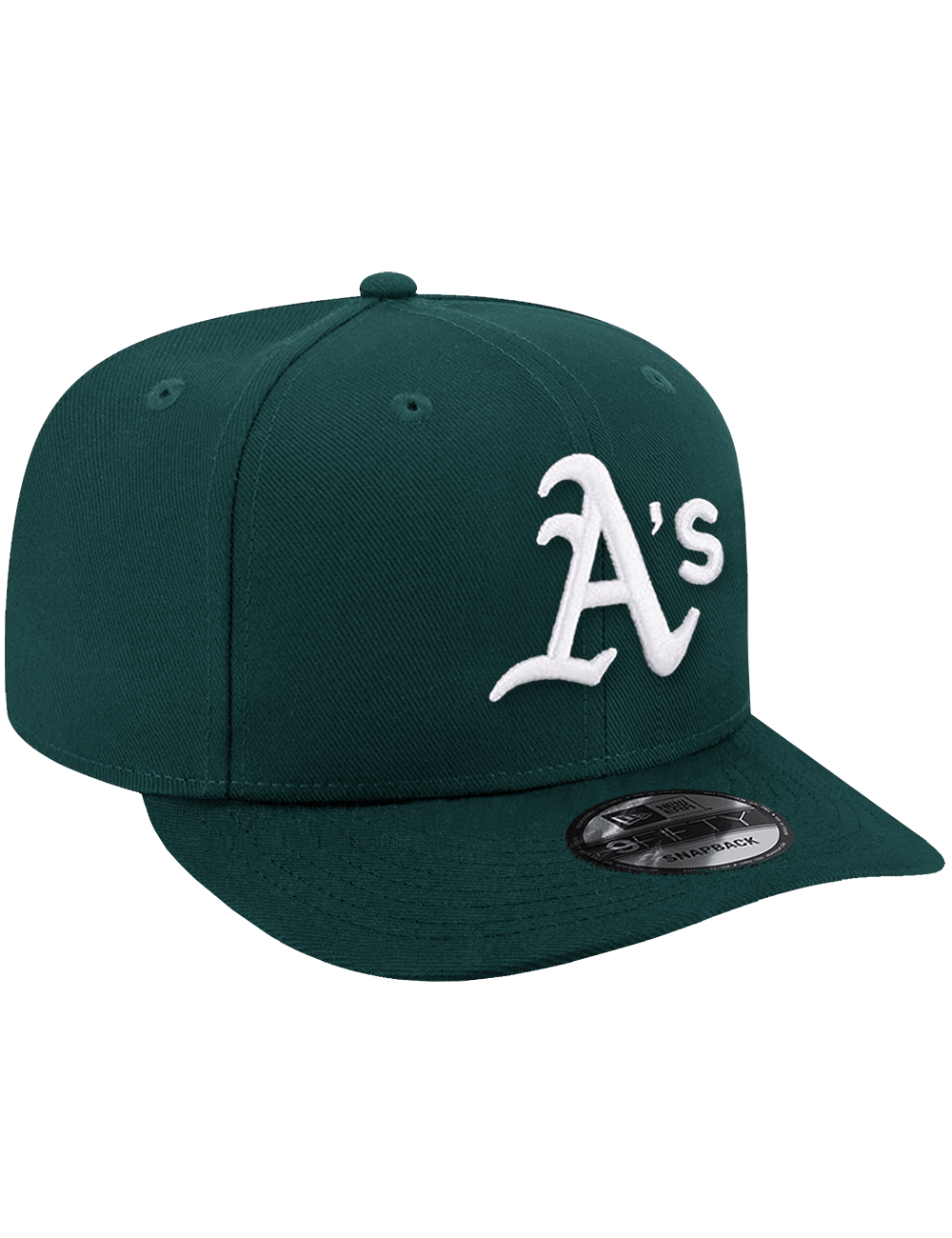New Era Caps Athletics New Era MLB Team Pre-Curved 9FIFTY Snapback Hat - Green