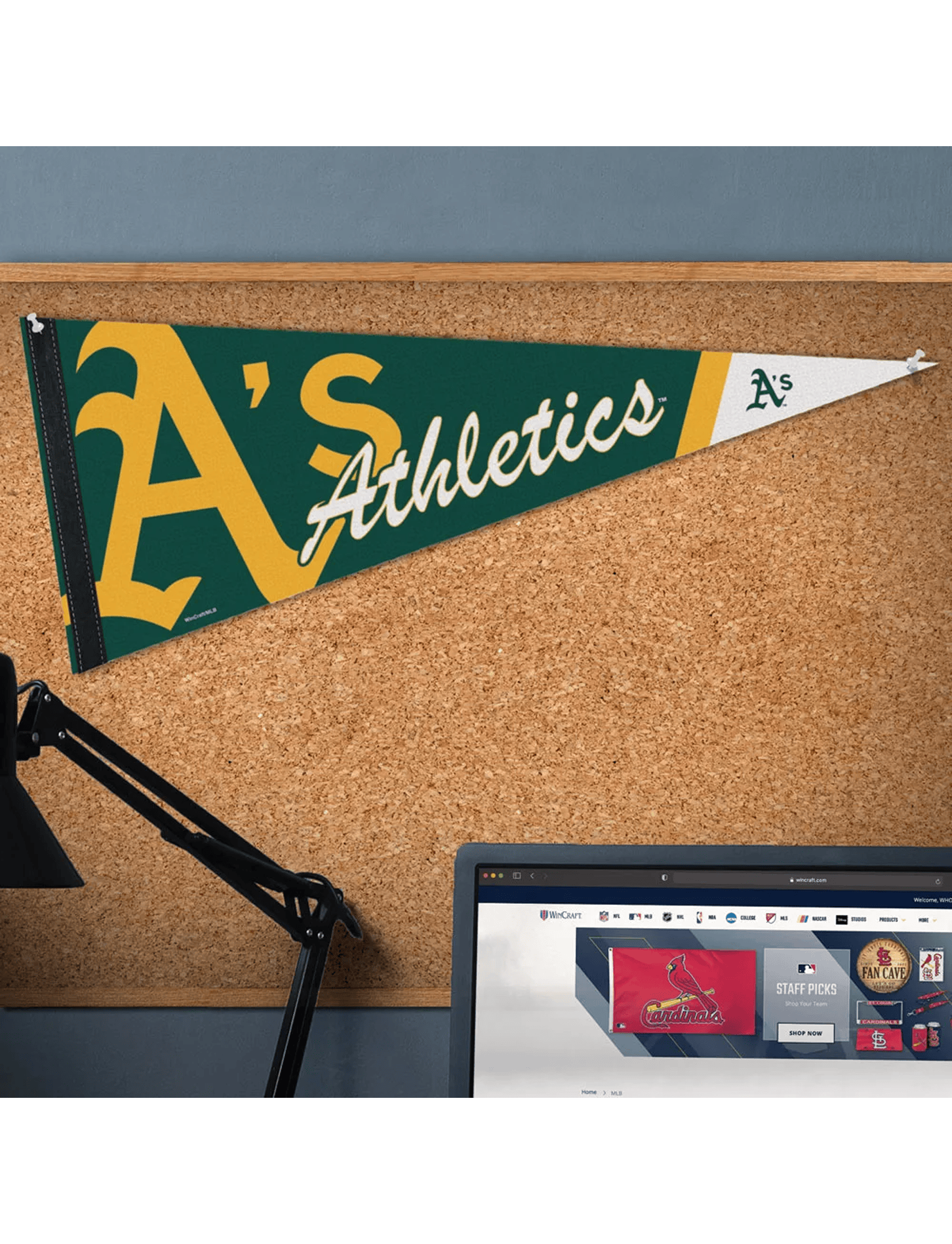 Wincraft Pennants Athletics Wincraft MLB 12 x 30" Premium Felt Pennant