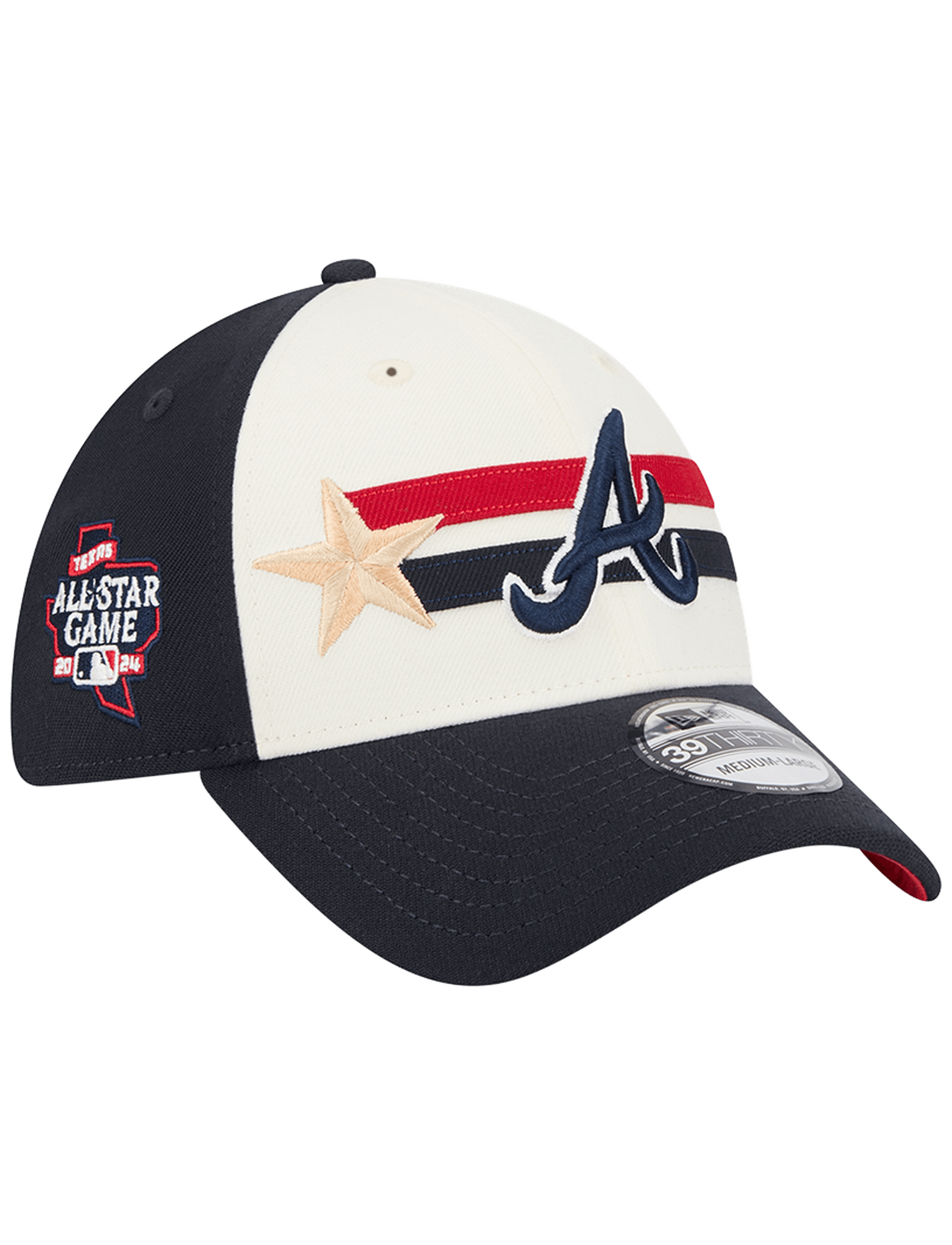 New Era Caps Atlanta Braves New Era MLB 24 All-Star Workout 39THIRTY Stretch-Fit Hat