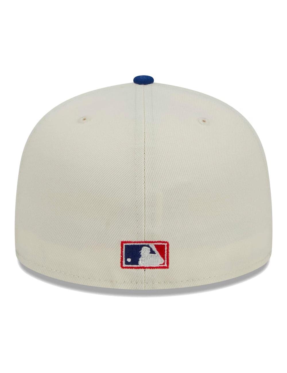 New Era Caps Atlanta Braves New Era MLB Retro Script 59FIFTY Fitted Hat - Beige