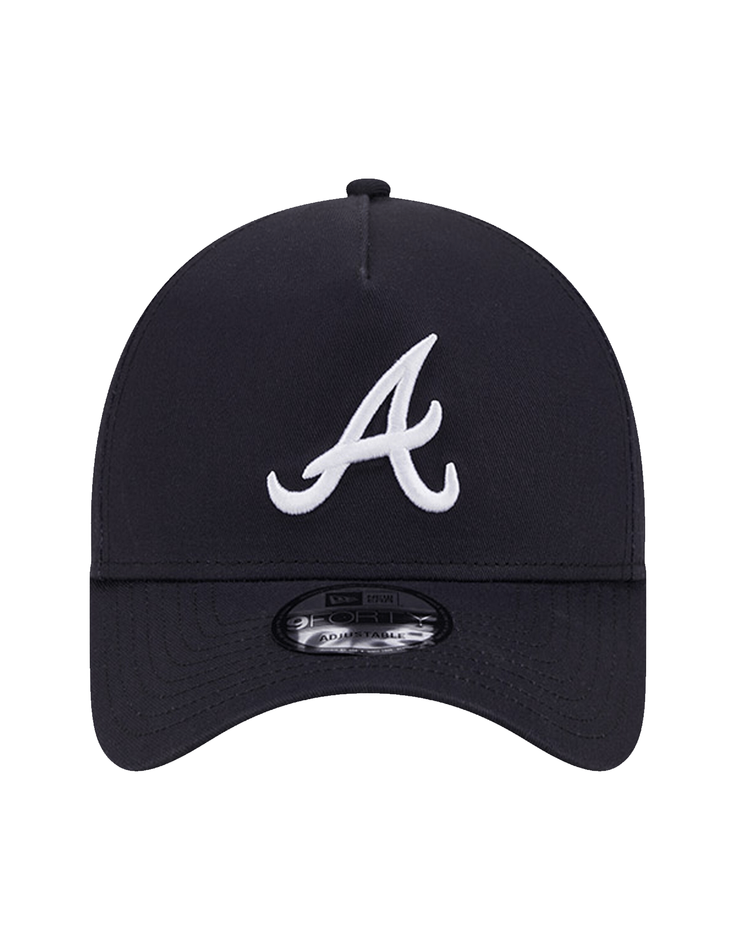 New Era Caps Atlanta Braves New Era MLB Team 9FORTY A-Frame Snapback Hat - Navy