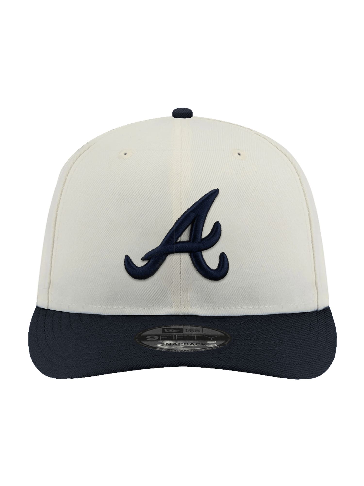 New Era Caps OSFA Atlanta Braves New Era MLB Team Chrome 9FIFTY Pre-Curved Snapback Hat