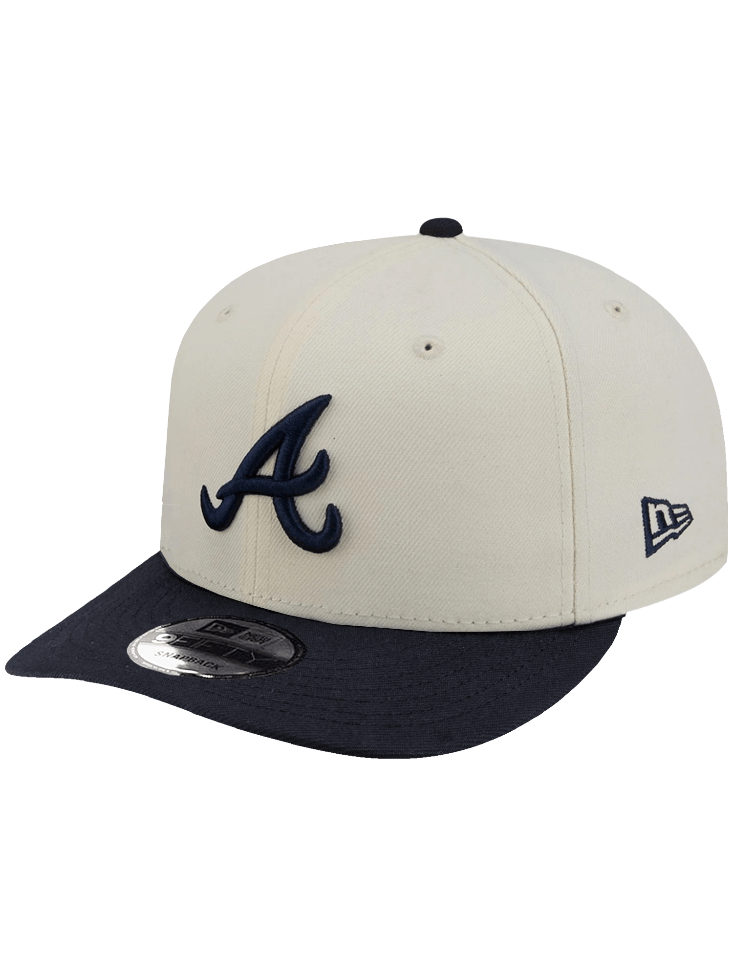 New Era Caps OSFA Atlanta Braves New Era MLB Team Chrome 9FIFTY Pre-Curved Snapback Hat
