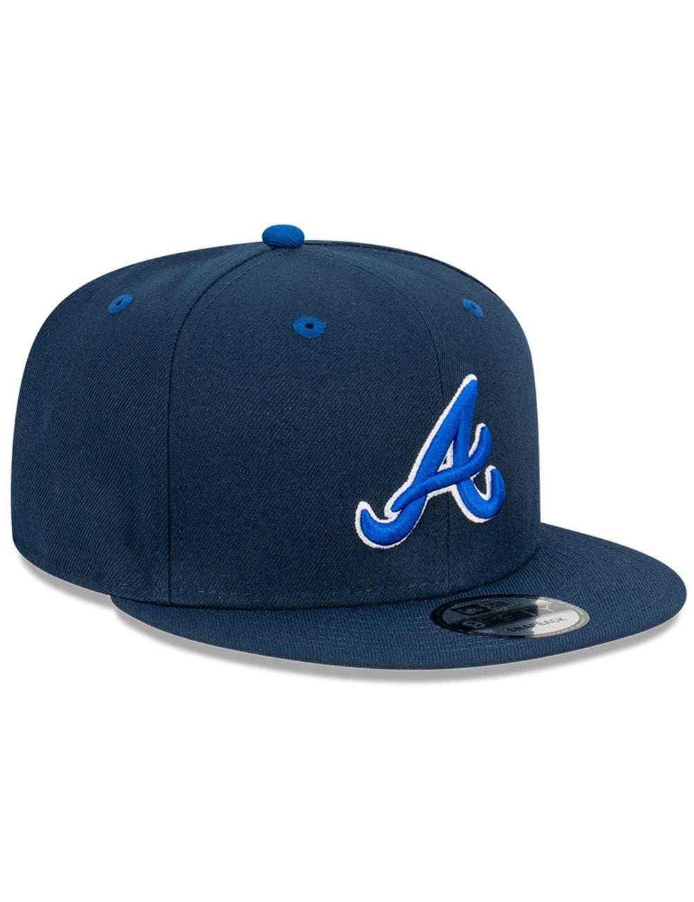 New Era Caps Atlanta Braves New Era MLB Tonal 9FIFTY Snapback Hat - Navy
