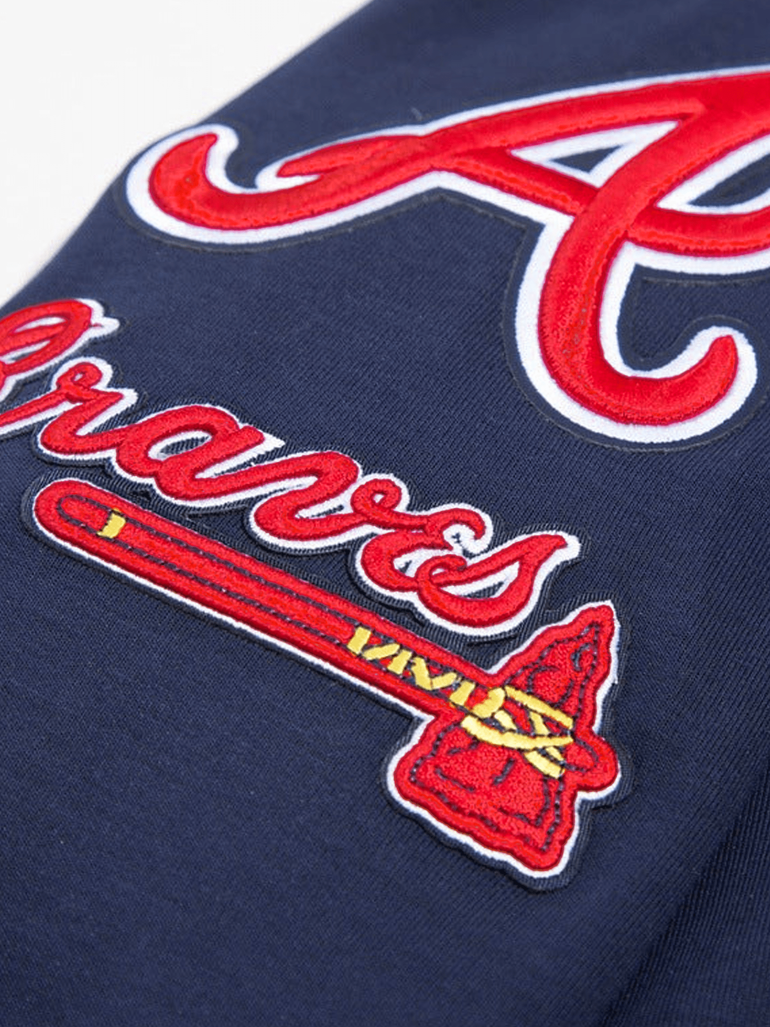 Pro Standard Jumpers Atlanta Braves Pro Standard MLB Team Chenille Hoodie Jumper  - Navy