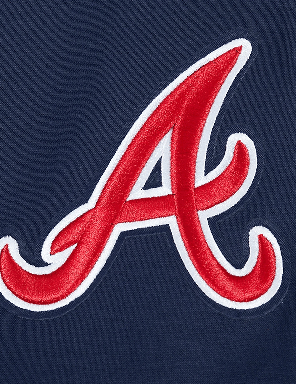 Pro Standard Jumpers Atlanta Braves Pro Standard MLB Team Classic Chenille Flex Hoodie Jumper - Navy