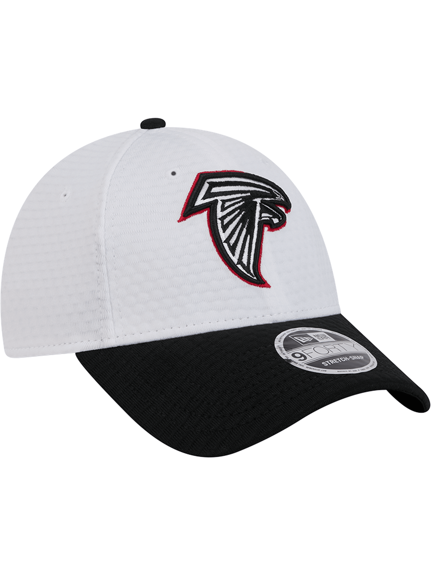 New Era Caps Atlanta Falcons New Era NFL 24 Training 9FORTY Stretch-Snapback Hat - White