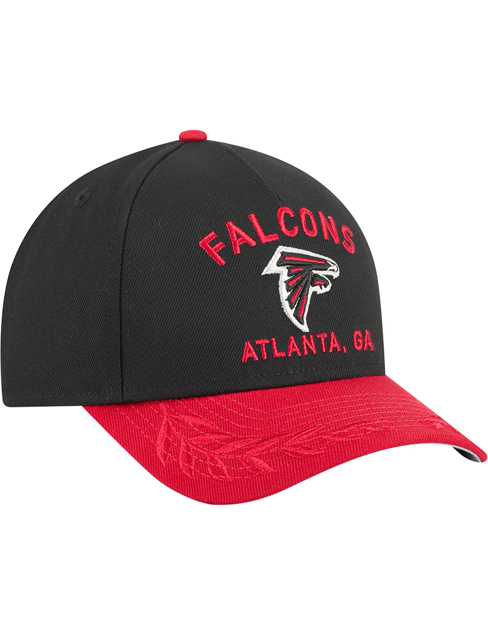 New Era Caps Atlanta Falcons New Era NFL 25 Draft 9FORTY M-Crown Snapback Hat - Black