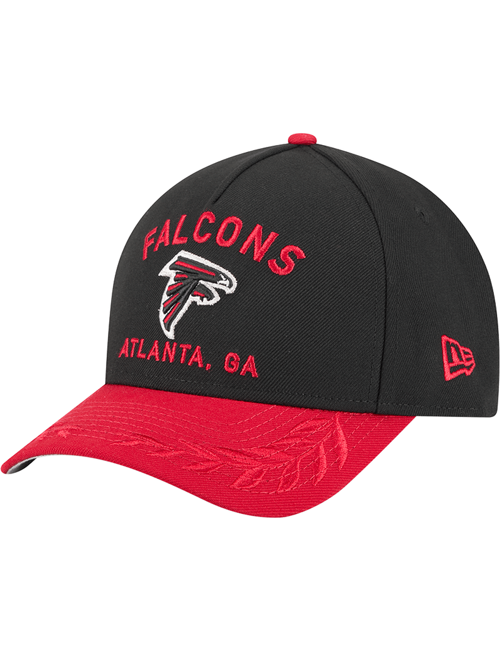 New Era Caps Atlanta Falcons New Era NFL 25 Draft 9FORTY M-Crown Snapback Hat - Black