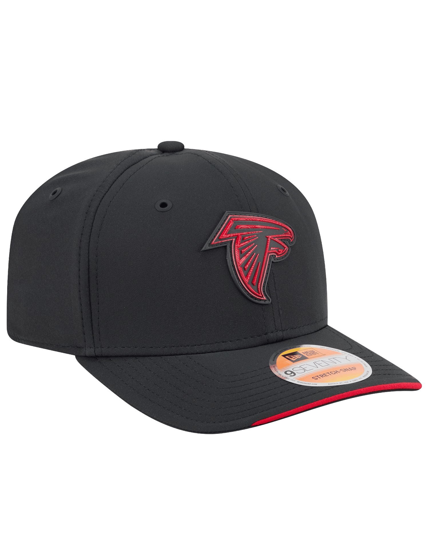 New Era Caps OSFM Atlanta Falcons New Era NFL 26 Sideline 9SEVENTY Stretch-Snapback Hat - Black