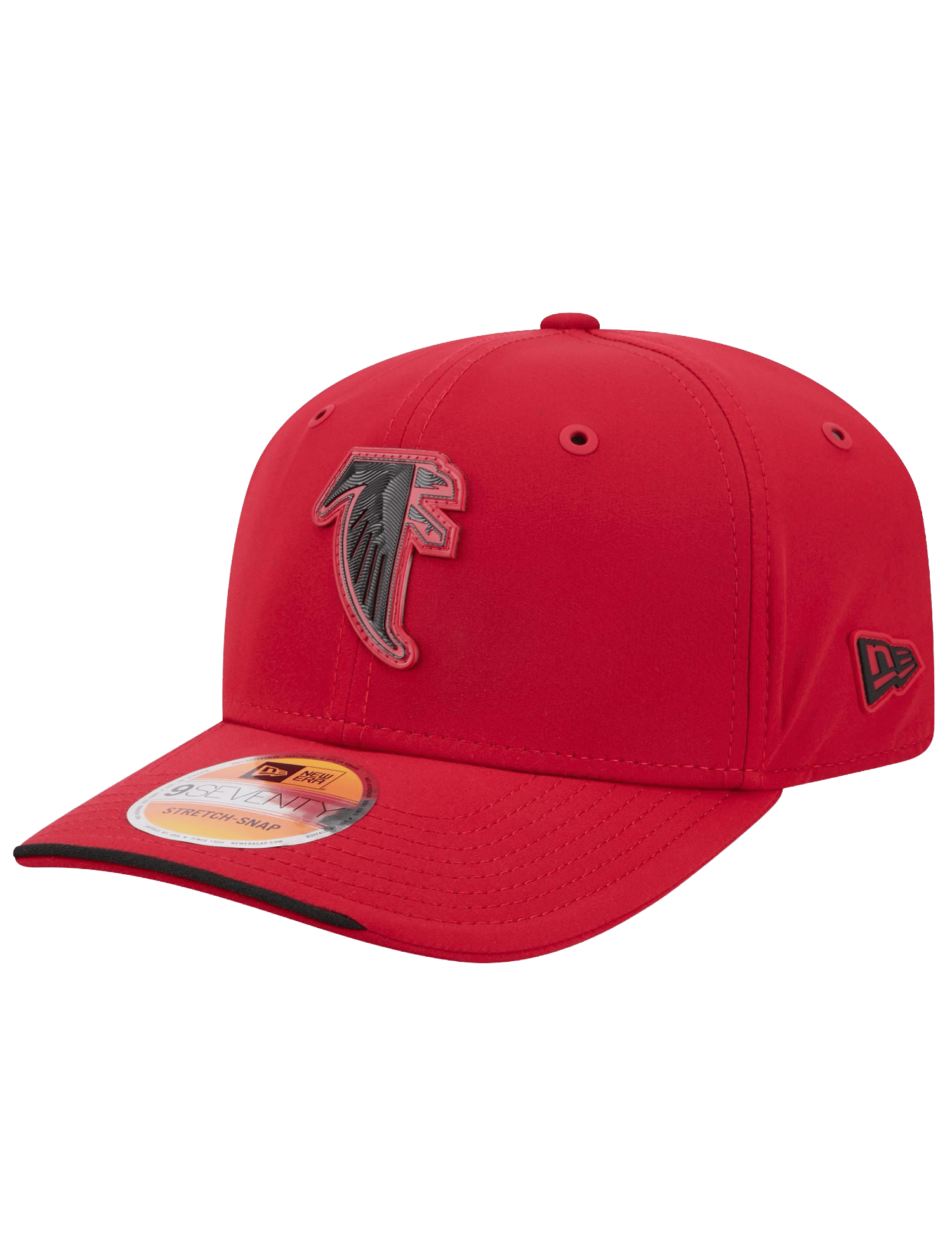 New Era Caps OSFM Atlanta Falcons New Era NFL 26 Sideline Historic 9SEVENTY Stretch-Snapback Hat - Red