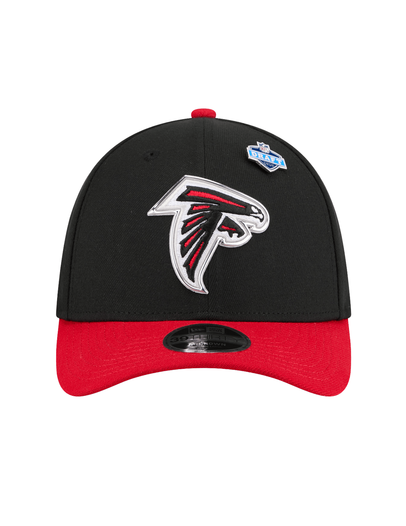 New Era Caps M/L Atlanta Falcons New Era NFL Draft 26 39THIRTY M-Crown Stretch-Fit Hat