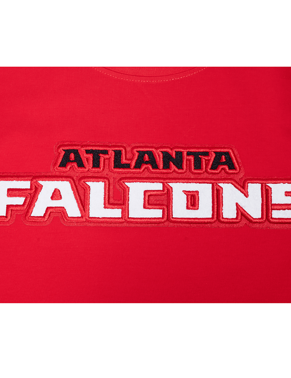 Pro Standard T-Shirts Atlanta Falcons Pro Standard NFL Classic Chenille Flex T-Shirt - Red
