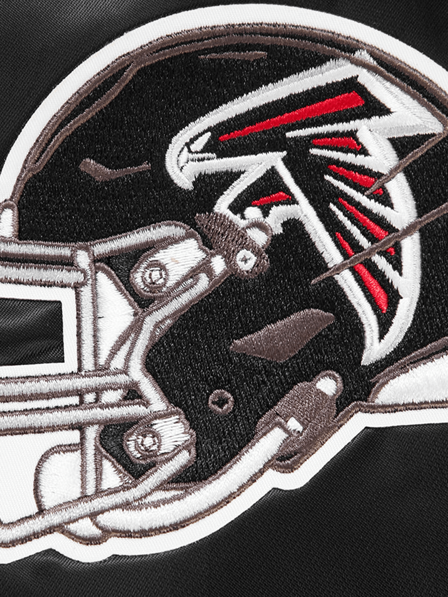 Pro Standard Jackets Atlanta Falcons Pro Standard NFL Team Classic Satin Button Jacket- Black