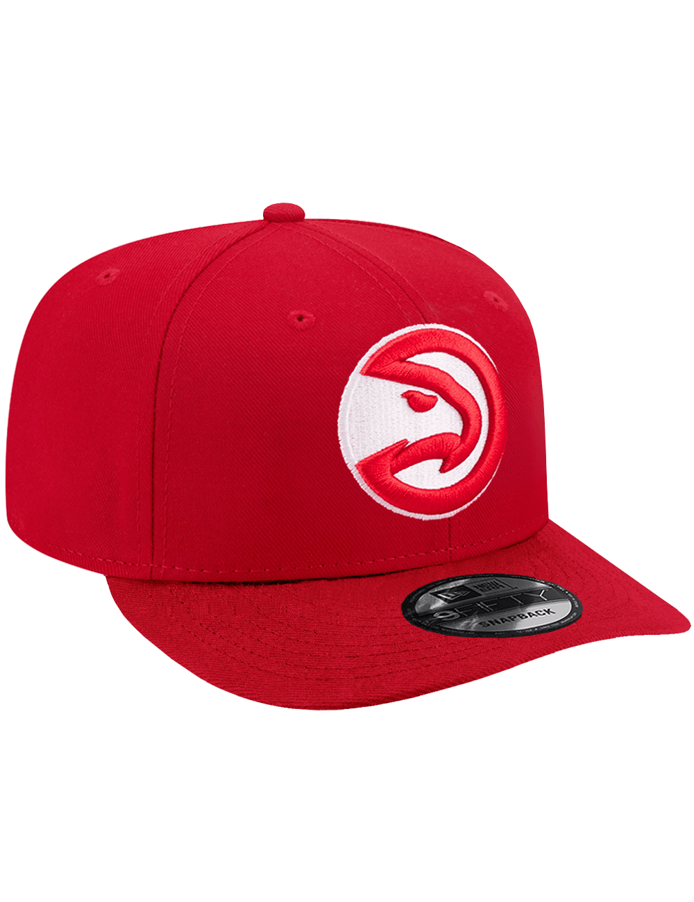 New Era Caps OSFA Atlanta Hawks New Era NBA Team 9FIFTY Pre-Curved Snapback Hat - Red