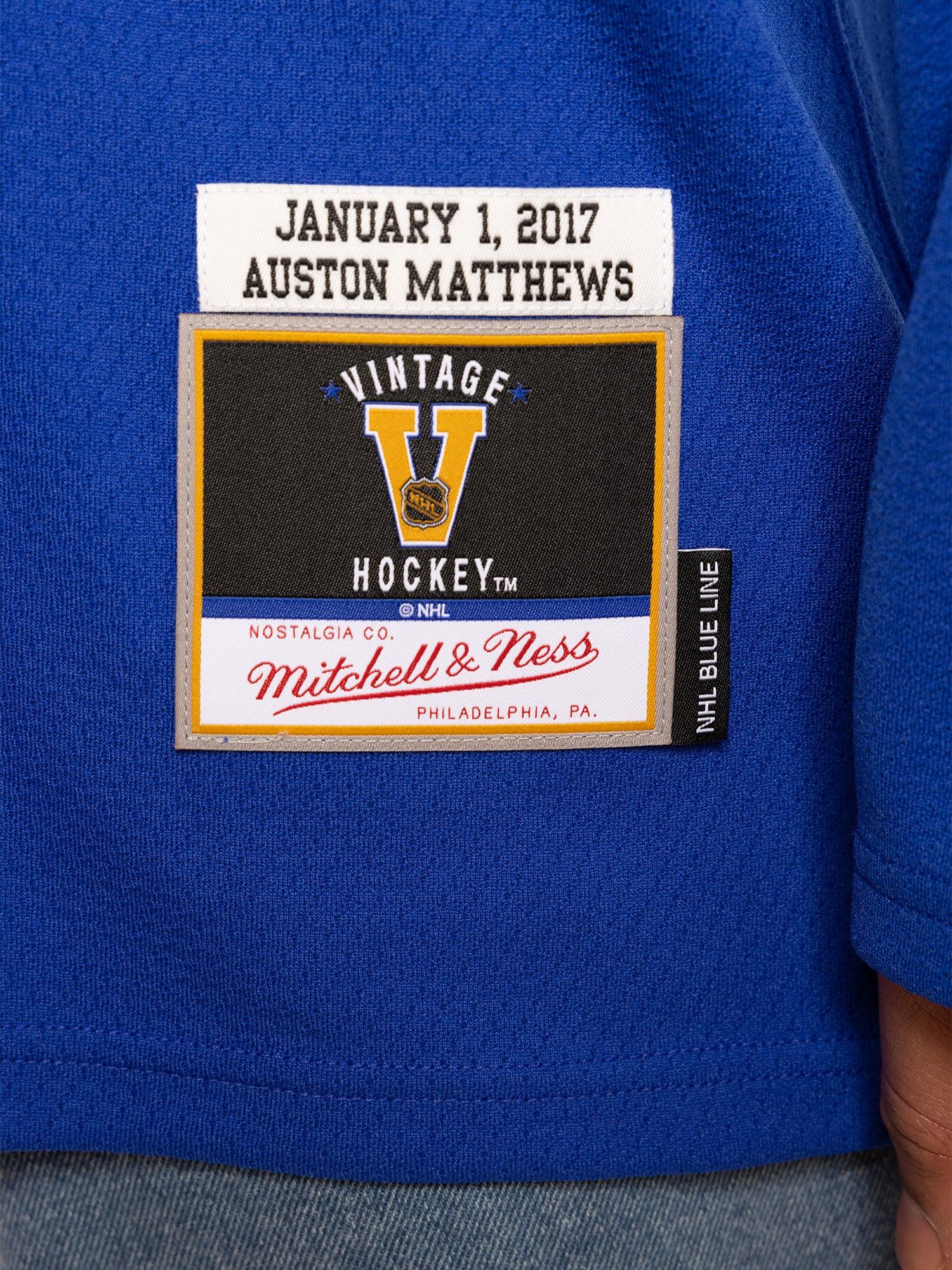 Mitchell And Ness Jerseys Auston Matthews Toronto Maple Leafs Mitchell & Ness NHL 17 Blue Line Jersey