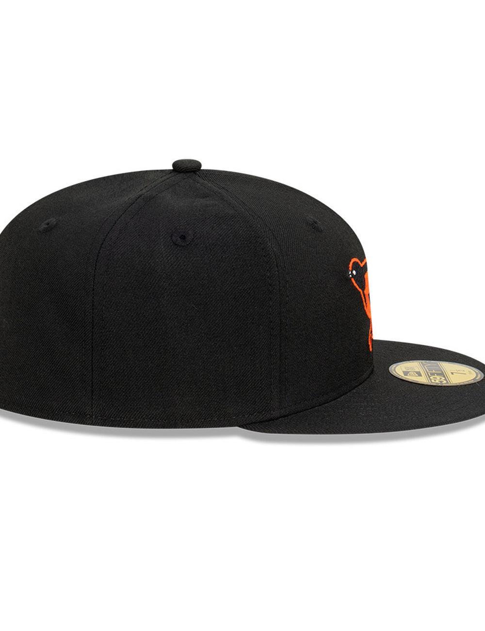 New Era Caps Balitmore Orioles New Era MLB Cooperstown 59FIFTY Fitted Hat - Black