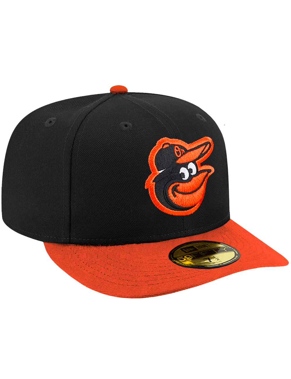New Era Caps Baltimore Orioles  New Era MLB AC On-Field Road 59FIFTY Pre-Curved Fitted Hat - Black