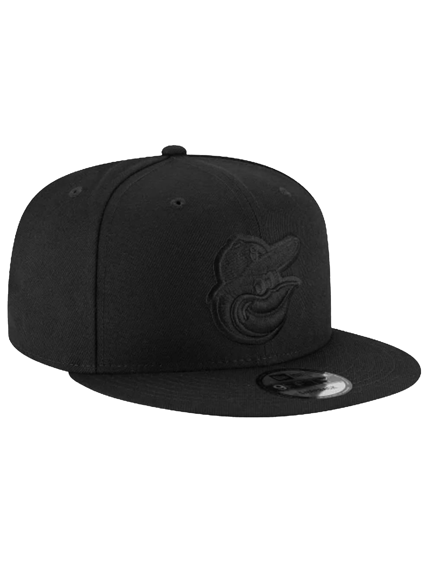 New Era Caps Baltimore Orioles New Era MLB Black On Black 9FIFTY Snapback Hat