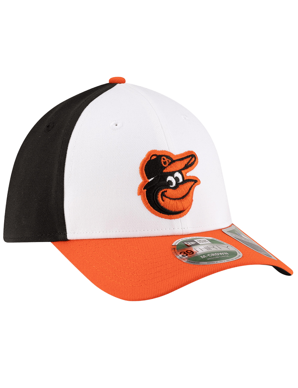 New Era Caps Baltimore Orioles New Era MLB Player Replica 39THIRTY M-Crown Stretch-Fit Hat - White