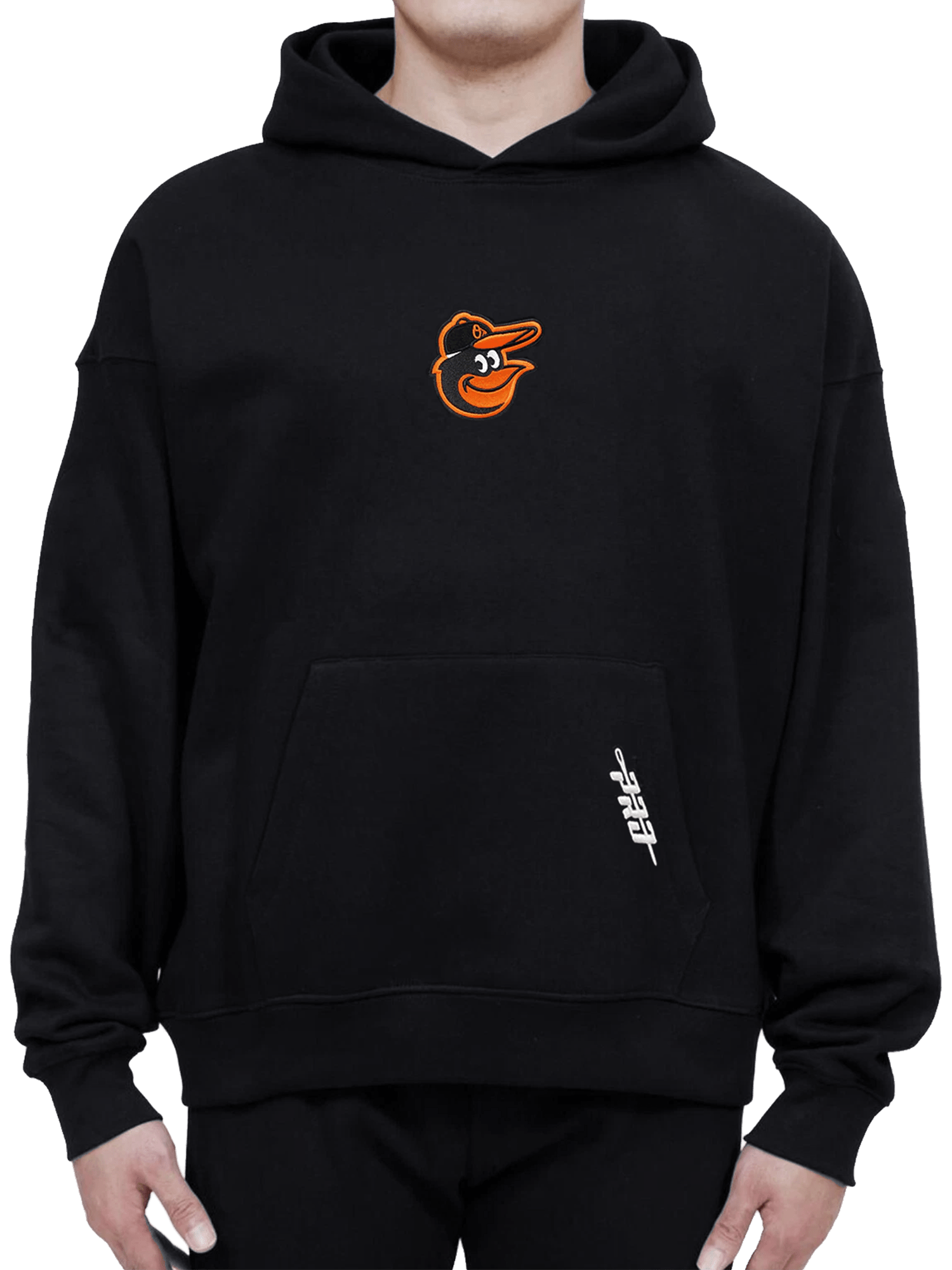 Pro Standard Jumpers Baltimore Orioles Pro Standard MLB Icon Drop Shoulder Hoodie Jumper - Black