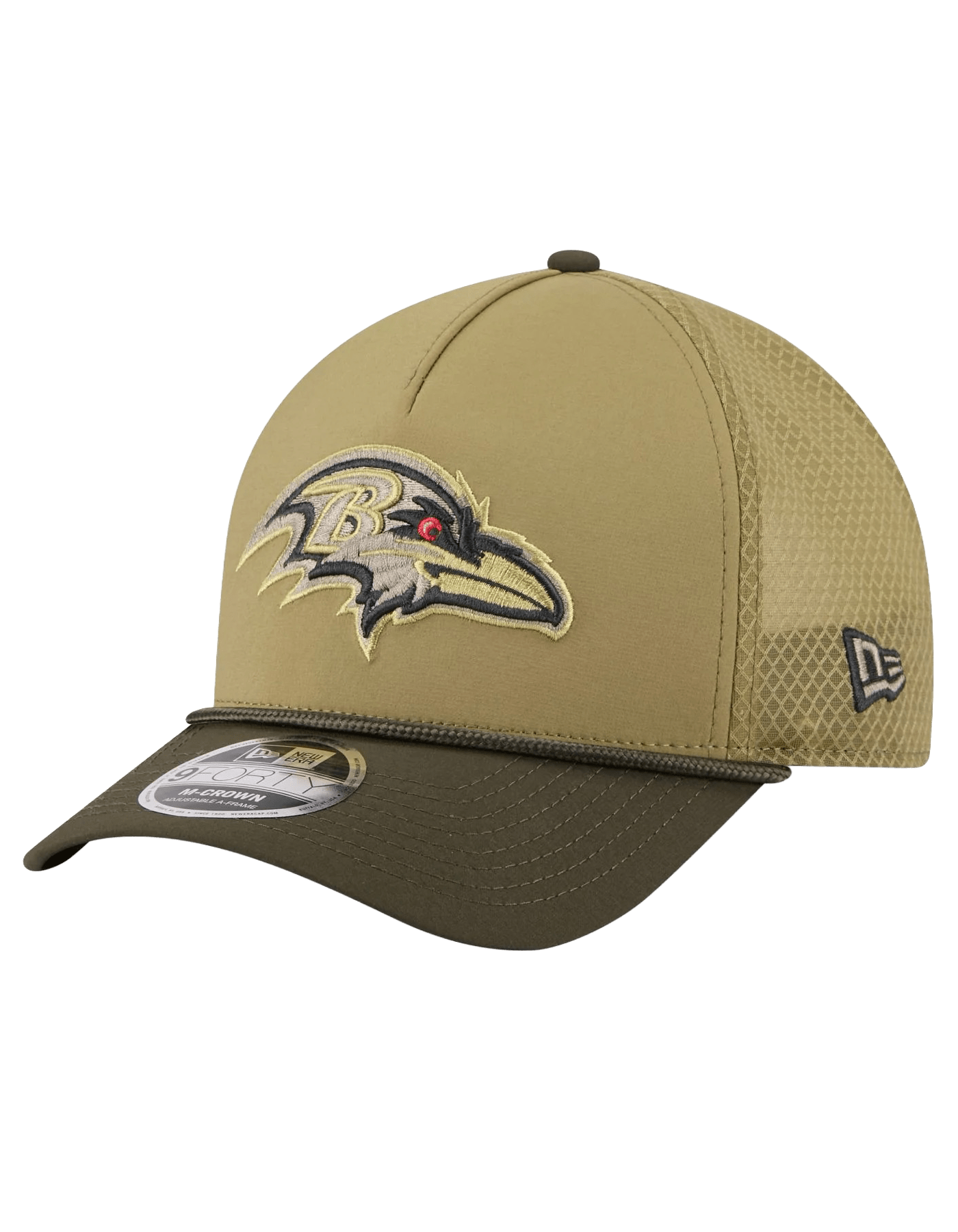 New Era Caps Baltimore Ravens New Era NFL 25 Salute To Service 9FORTY M-Crown Snapback Hat