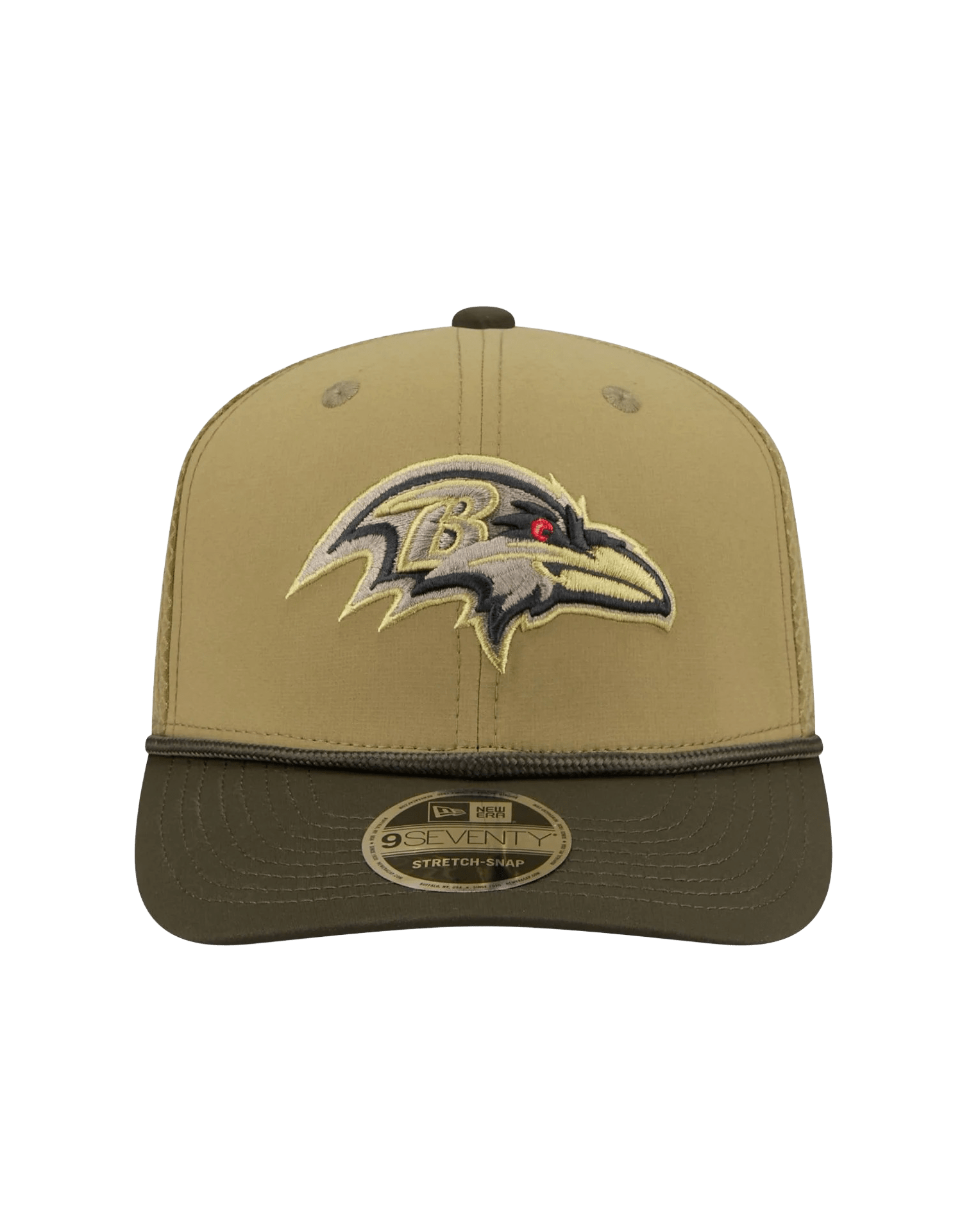 New Era Caps Baltimore Ravens New Era NFL 25 Salute To Service 9SEVENTY Stretch-Snapback Hat
