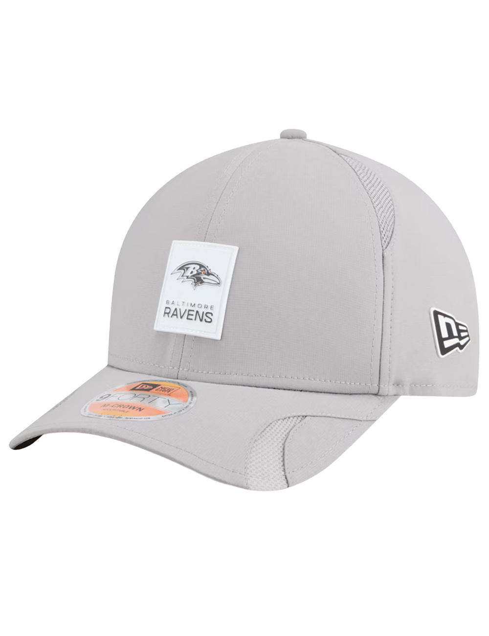 New Era Caps Baltimore Ravens New Era NFL 25 Sideline 9FORTY M-Crown Snapback Hat - Grey