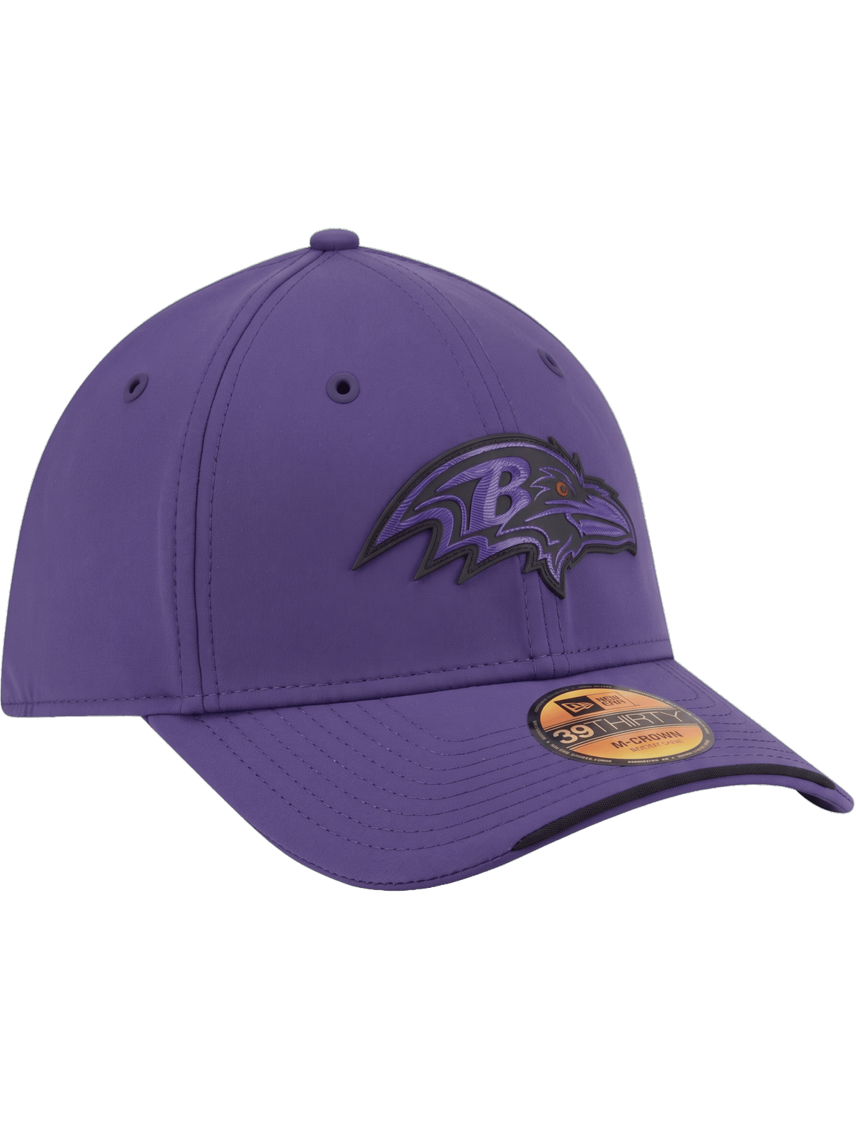 New Era Caps Baltimore Ravens New Era NFL 26 Sideline 39THIRTY M-Crown Stretch-Fit Hat - Purple