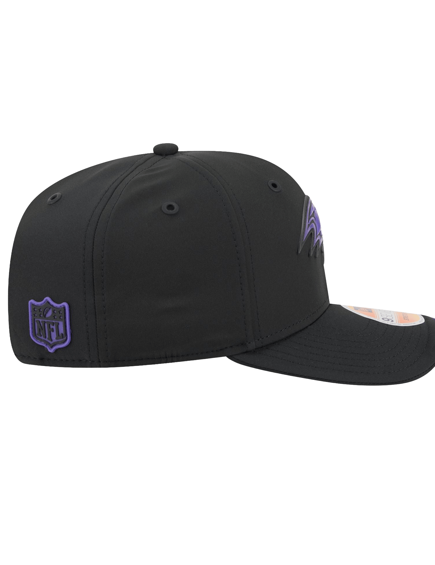New Era Caps OSFM Baltimore Ravens New Era NFL 26 Sideline 9SEVENTY Stretch-Snapback Hat - Black