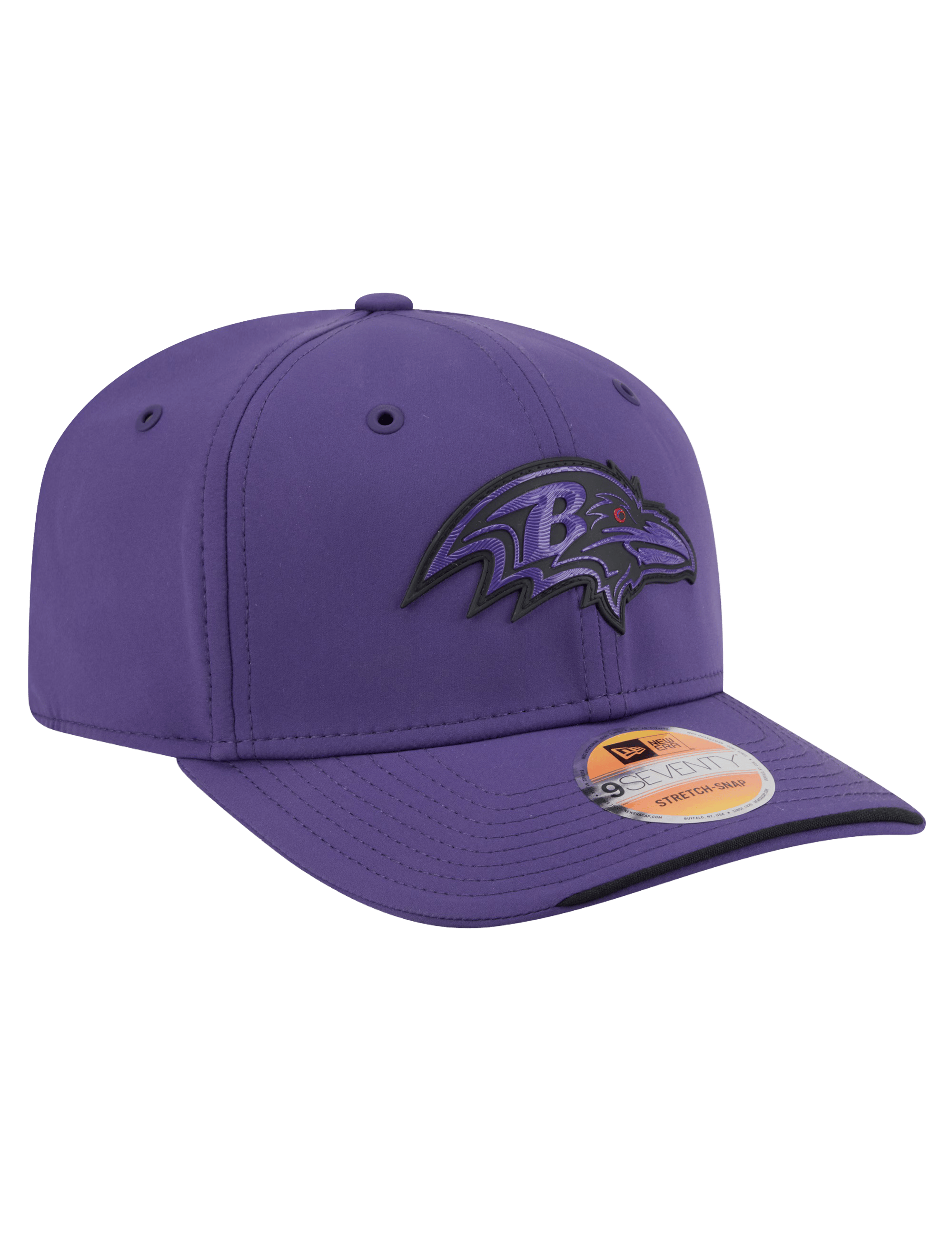 New Era Caps OSFM Baltimore Ravens New Era NFL 26 Sideline 9SEVENTY Stretch-Snapback Hat - Purple