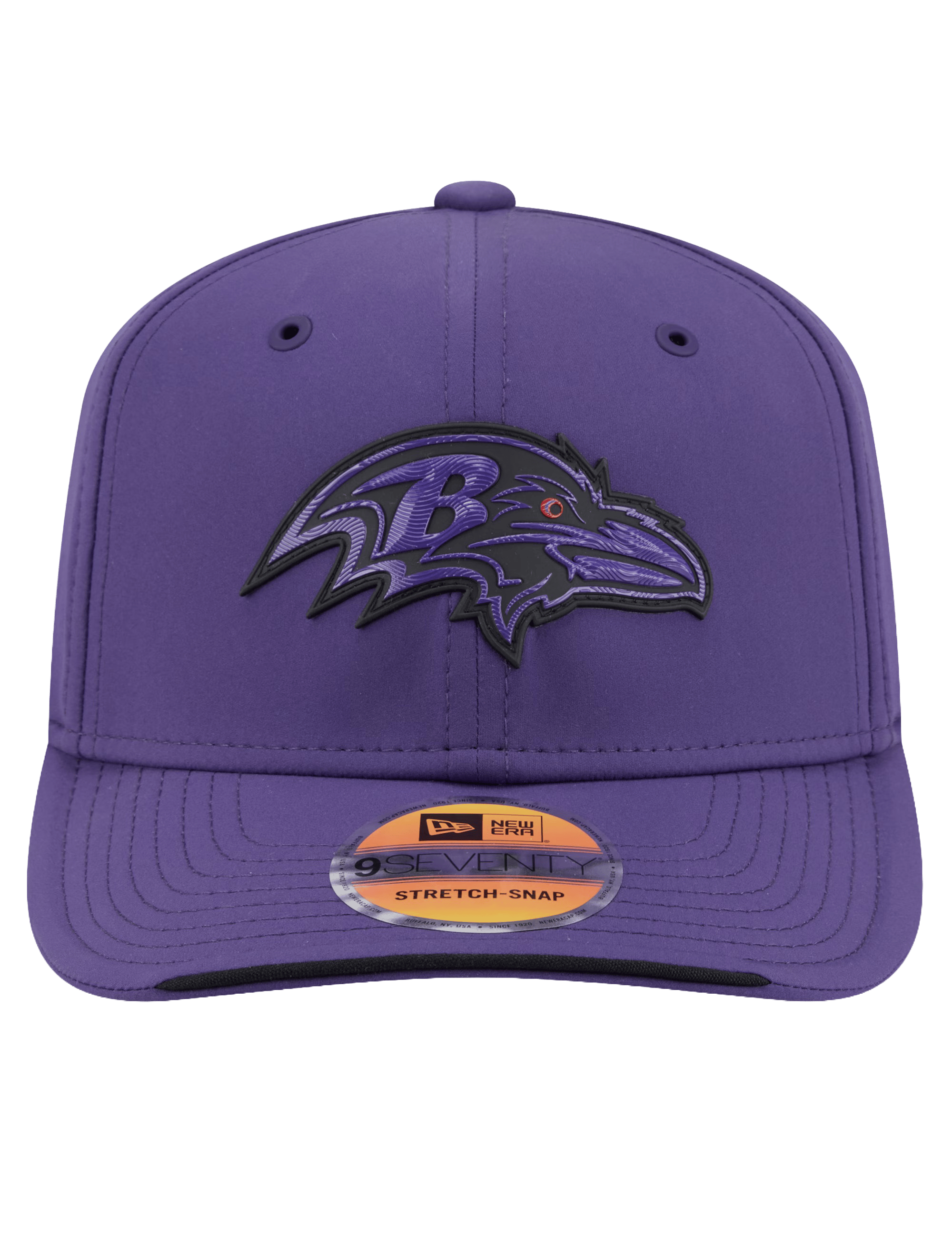 New Era Caps OSFM Baltimore Ravens New Era NFL 26 Sideline 9SEVENTY Stretch-Snapback Hat - Purple